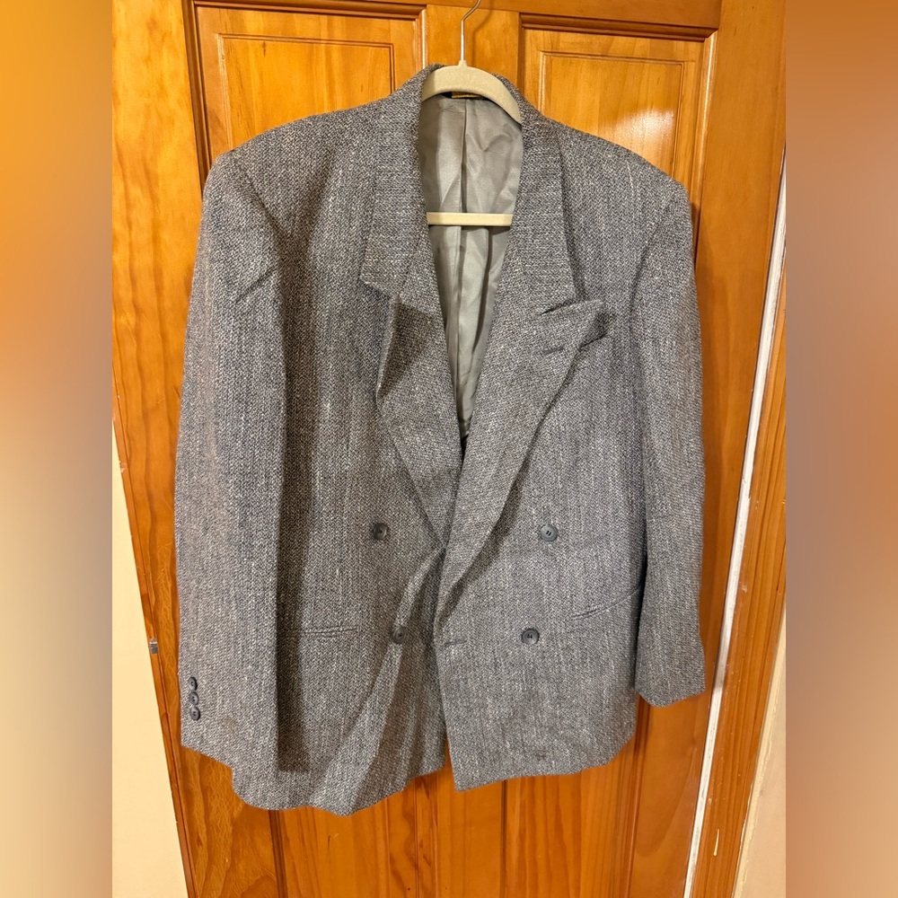 Mens Macys Grey Blazer Size 46s
